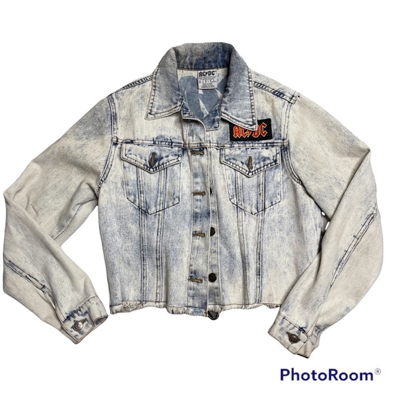 AC⚡️DC  DENIM JACKET US • SMALL - Picture 4 of 9